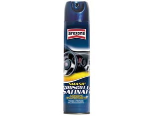 Smash cruscotto effetto satinato - ml.600 in bombola spray (8311) - applicazione: cruscotto e le superfici plastiche all’interno della vettura, podotto a base di sostanze detergenti e protettiv...