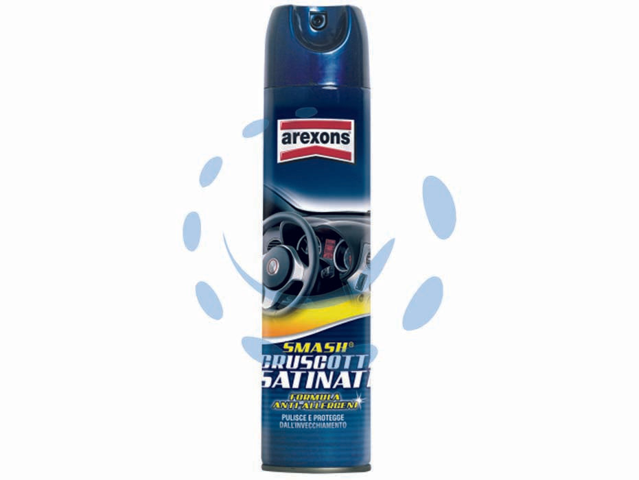 Smash cruscotto effetto satinato - ml.600 in bombola spray (8311) - applicazione: cruscotto e le superfici plastiche all’interno della vettura, podotto a base di sostanze detergenti e protettiv...