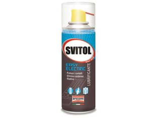 Svitol easy electric spray - ml.200 in bombola spray (2325) - applicazione: riattivante elettrico, riattivante circuiti ossidati, conducibilità elettrica, lubrificazione a lunga durata e ...