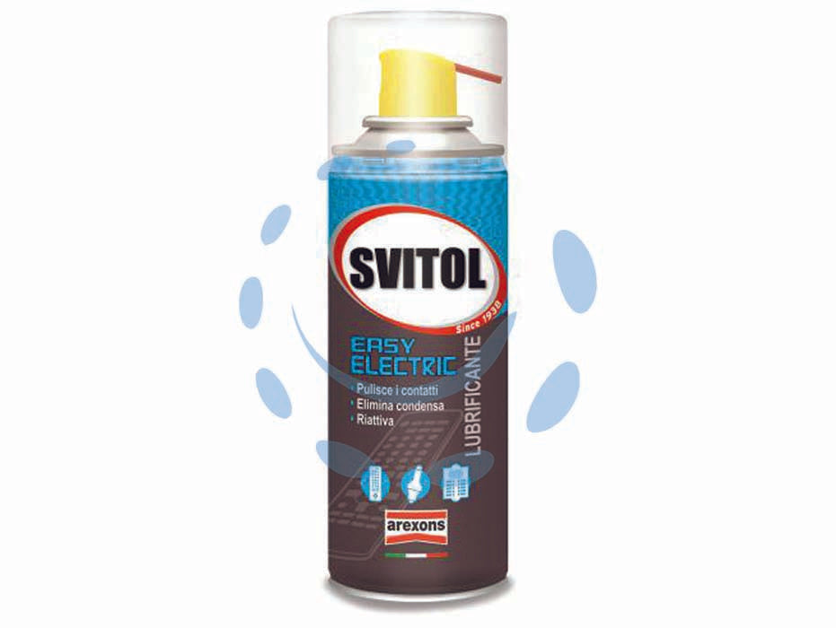 Svitol easy electric spray - ml.200 in bombola spray (2325) - applicazione: riattivante elettrico, riattivante circuiti ossidati, conducibilità elettrica, lubrificazione a lunga durata e ...