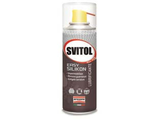 Svitol easy silikon spray - ml.200 in bombola spray (2324) - applicazione: lubrificante, protezione dall'umidità e dal gelo, espelle l'umidità, protegge serrature e meccanismi, impermeab...