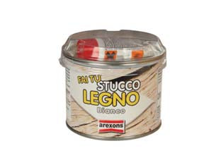 Stucco legno fai tu - gr.200 in barattolo noce (3007) - applicazione: legno, adatto ad eseguire qualsiasi tipo di intervento su supporti in legno, come ricostruzione di parti mancan...