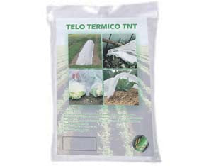 Telo tessuto tnt in confezione bianco gr.17 - cm.160h. conf. da mt.5 peso gr.17/mq - impiego: agricoltura per protezione orti e piante da frutto