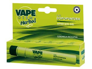 Gel dopopuntura in stick derm herbal - penna ml.10 - dalle proprietà idratanti e lenitive, applicato sulla pelle allevia il fastidio provocato dalle punture di insetti, zanzare e...