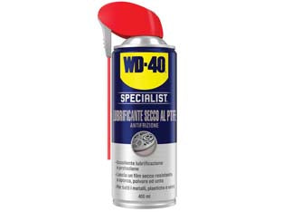 Wd-40 specialist spray lubrificante secco al teflon - ml.400 - contenente Teflon (PTFE) lascia un film secco su supporto applicato che permette una migliore lubrificazione senza attirare p...