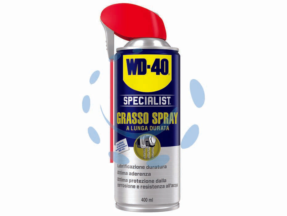 Wd-40 specialist spray grasso lunga durata - ml.400 - nato dalla formula di WD-40 combinata con grassi e additivi a elevate prestazioni, fornisce una lubrificazione estremamente d...