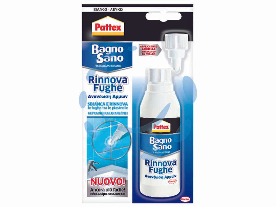 Rinnova fughe bagnosano bianco - ml.125 - coprente e verniciante, permette di rinnovare il colore delle fughe tra le piastrelle e aiuta a prevenire la formazione di mu...