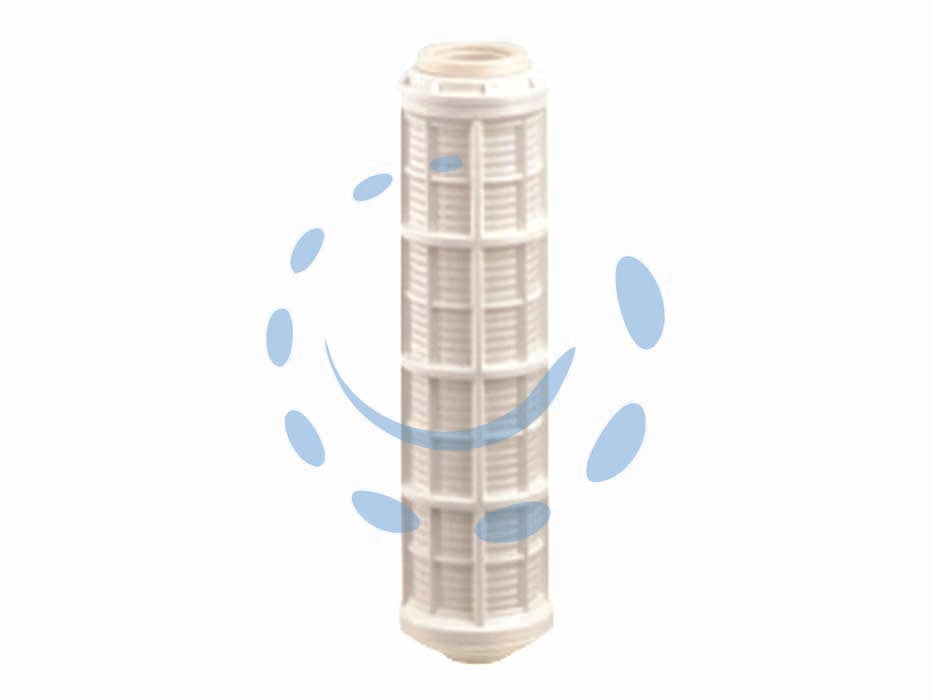 Cartuccia rete lavabile serie rla per contenitori filtri h.9 3/4-1 - ø interno mm.27-mm.38 - ø esterno mm.65 - realizzate in polipropilene caricato per quanto riguarda il supporto ridigo all'interno del quale viene saldata una rete filt...