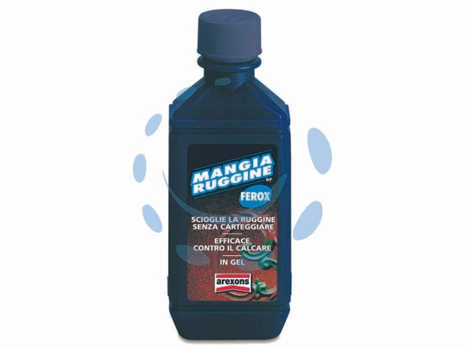 Mangiaruggine ferox gel - ml.150 - in flacone pronto all’uso, a base di acidi inorganici e liquidi detergenti, dissolve la ruggine ed è ottimo come trattamento ...