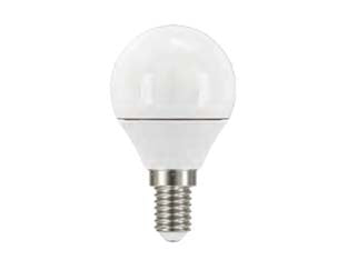 Lampada led sfera opale e14 - 3.3w - 2700°K calda - 250 lm - 240° - 45x78h - 220-240V lampada led, durata media 15.000 ore, testata per 40.000 accensioni, accensione istantanea e automatica, senza mercu...