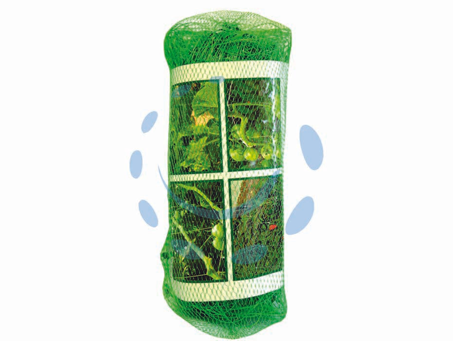 Rete per rampicanti verde - cm.200h. rotolo da mt.10 in plastica verde - maglia cm.15x17