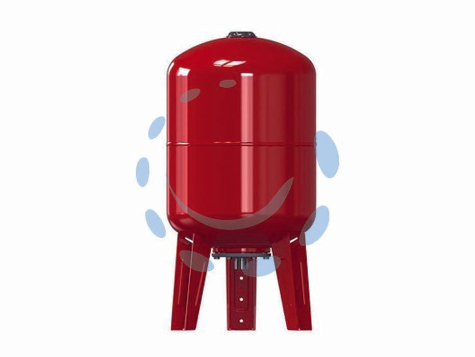 Sfera  autoclave  membrana intercambiabile - lt.50 - ø cm.37,9x75,9h. - 1' - sfere autoclavi verticali a membrana intercambiabile per acqua potabile, flangia in acciaio carbonio zincata, attacco superio...