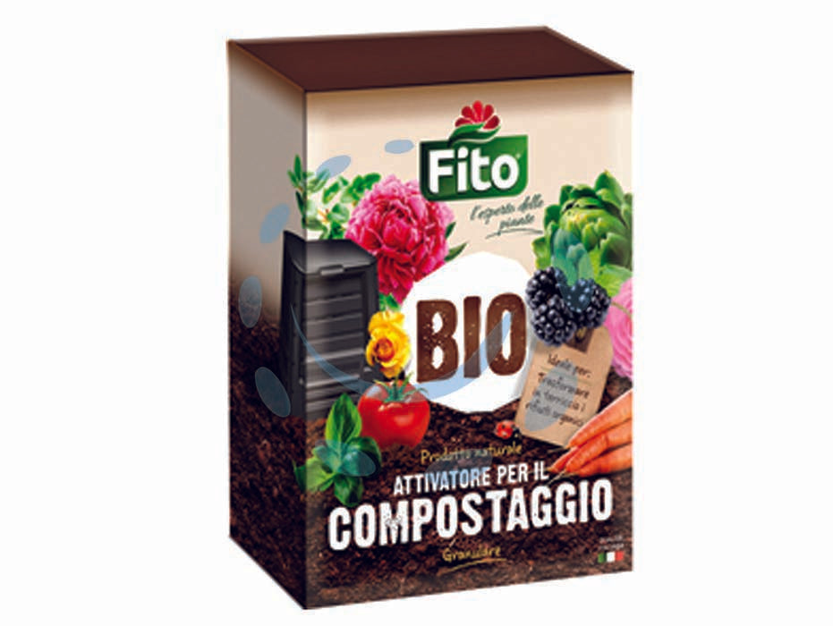 Biocompost in polvere kg.2 - kg.2 - miscela di microrganismi selezionati, specifici per la decomposizione dei residui vegetali, innesca ed accellera i processi d...