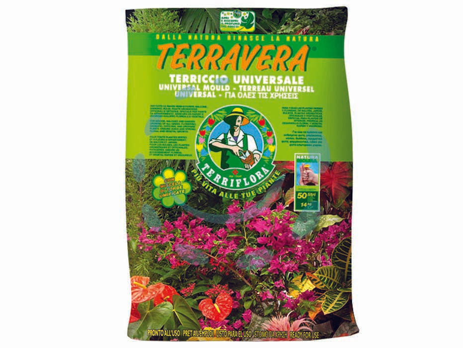 Terriccio universale - lt.45 - per tutte le piante verdi e fiorite, balcone, giardino, bulbi, piante aromatiche, officinali e orticole, speciale per piante ...