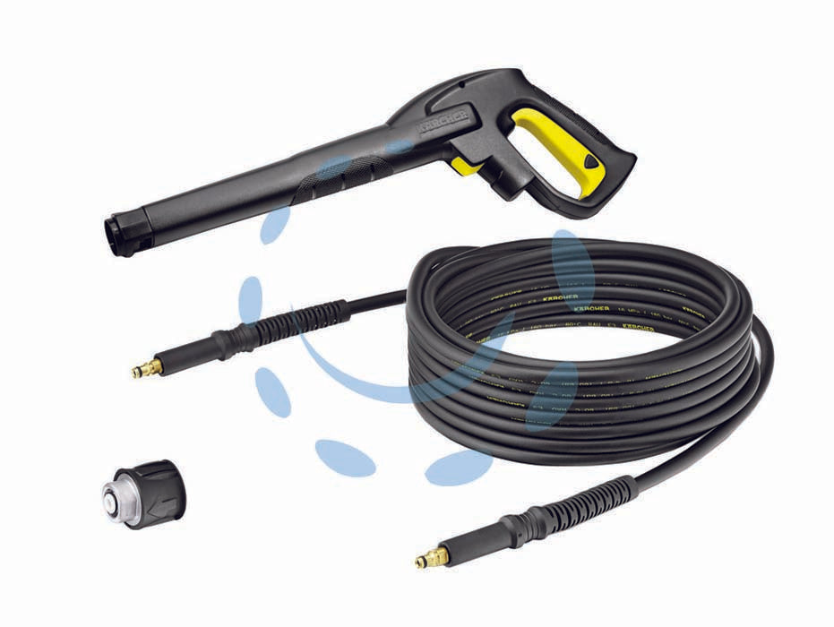 Kit tubo + pistola per idropulitrice -tubo 7,5 mt + pistola Quick Connect - pratico set di accessori per il riequipaggiamento del QUICK CONNECT, non compatibile con modelli con avvolgitubi , compatibil...