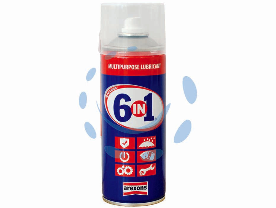 Svitol spray 6 in 1 - ml.400 bombola spray (4171) - prodotto multifunzione per casa, giardino, hobby, auto, moto, go-kart, nautica, ciclismo, sport in genere ma anche per la man...