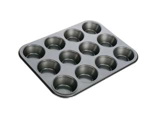 Stampo per 12 muffin delicia - cm.26x34 - teglia con rivestimento antiaderente, resistente alle alte temperature del forno, è consigliato imburrare/oliare e infarinare...