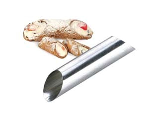 Stampo cannoli delicia - pz.3 ø cm.3 lunghezza cm.12 - stampo ideale per preparare facilmente cannoli