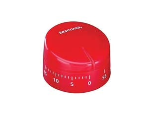 Timer da cucina  presto - ø cm.6 - perfetto per misurare correttamente il tempo sino a 60 minuti, molto preciso, dotato di un praticissimo magnete per poterlo p...