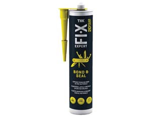 Sigillante adesivo fi-x expert bond&seal - ml.290 bianco - sigillante adesivo in cartuccia ad alta elasticità ideale per l'incollaggio e la sigillatura sia all'interno che all'esterno ...