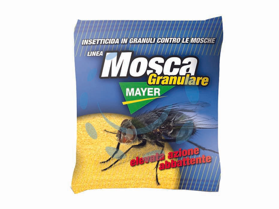 Insetticida mosca mayer - gr.100 in bustina - insetticida in granuli pronto all’uso, ideale per combattere le grosse infestazioni, attira le mosche, e grazie al forte pote...