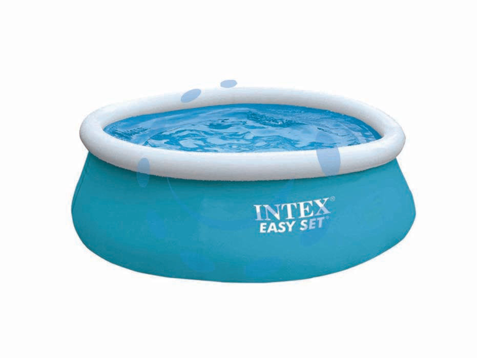 Piscina easy set rotonda  autoportante s/pompa cm.183x51h. - capacità lt.886 - peso kg.3,4 (28101) - colore azzurro, rivestimento in PVC a 3 strati ad alto impatto e resistente all'abrasione, bordo ad anello gonfiabile, spazio...