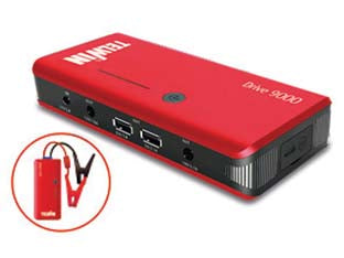 Avviatore/power bank drive 1250 12/19v con 2 porte usb - tensione di rete 100-240v, capacità 9000 mAh, tensione di carica STARTER 12v, max 600A, tensione di carica POWER BANK USB 1/2...