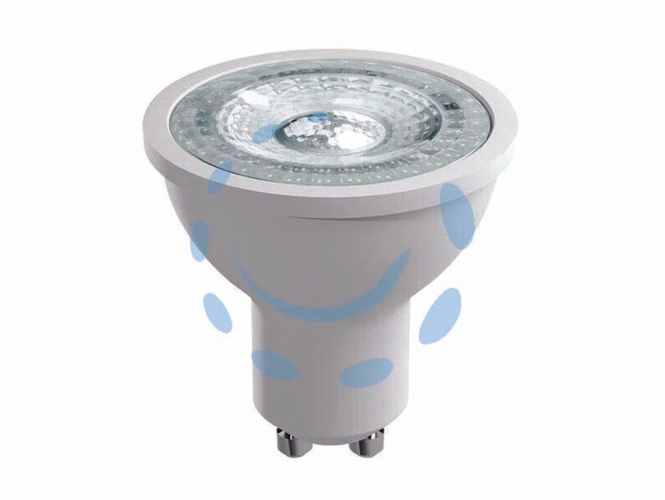 Lampada led gu10 - 4,5w - GU10 - 3000°K calda - 345 lm - 36° - -220-240V lampada led 38°, durata media 20.000 ore, lampada dotata di tecnologia LED è in grado di emettere la stessa luminos...