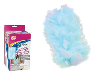 Ricambi per piumino fluffy duster pz.10 - 10 cuffie di ricambio piumino Fluffy Usa e getta, cattura polvere e la trattiene elettrostaticamente,  adatte per pulizia mob...