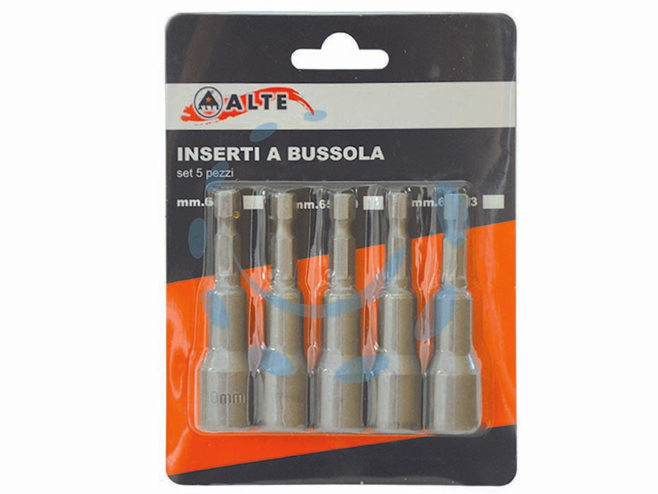 Inserti a bussola magnetici per avvitatori set pezzi 5 - 65x8 mm - Nessuna Descrizione per questo prodotto