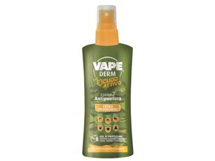 Lozione antipuntura derm scudo attivo - flacone spray ml.100 - repellente multinsetto che dura a lungo, protegge da zanzare comuni, zanzare tigre, zanzare tropicali, tafani e pappataci fin...