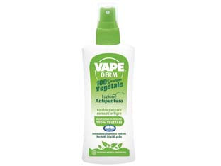 Lozione antipuntura derm 100% origine vegetale - flacone spray ml.100 - protegge dalle punture di zanzare comuni, ma anche tigre, sia di giorno che di notte, lascia la pelle fresca e asciutta, con ...