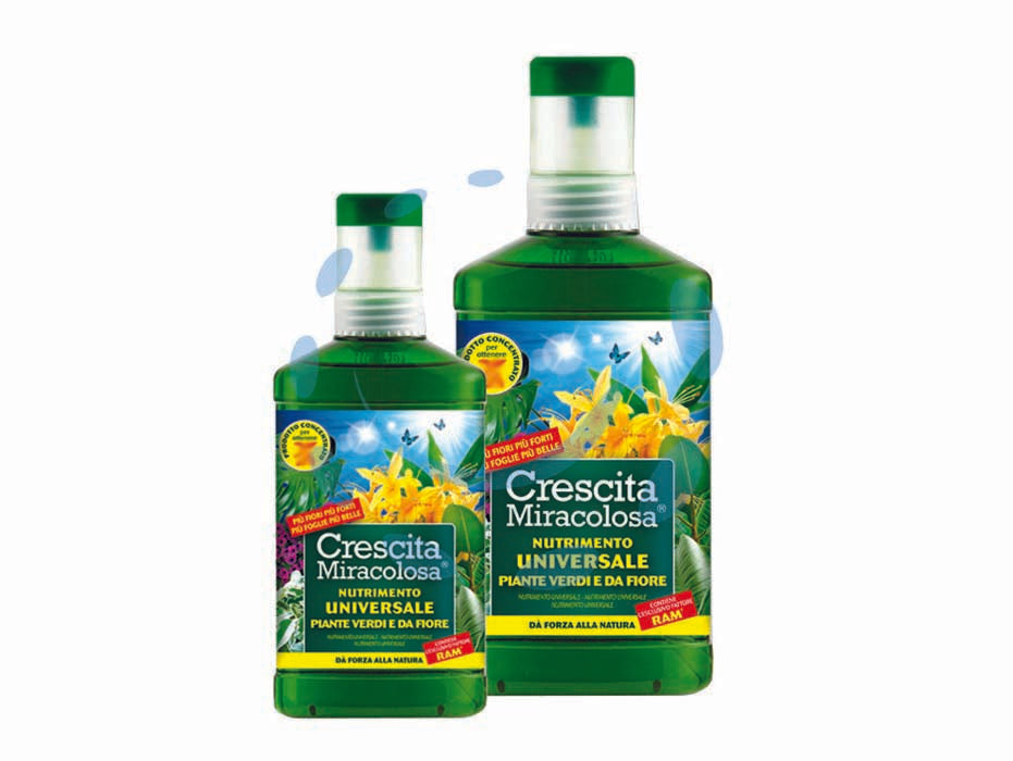 Concime universale crescita miracolosa - ml.750 in flacone - è un concime liquido completo, perfettamente bilanciato, con micro e macro elementi al massimo livello nutrizionale e sostanz...