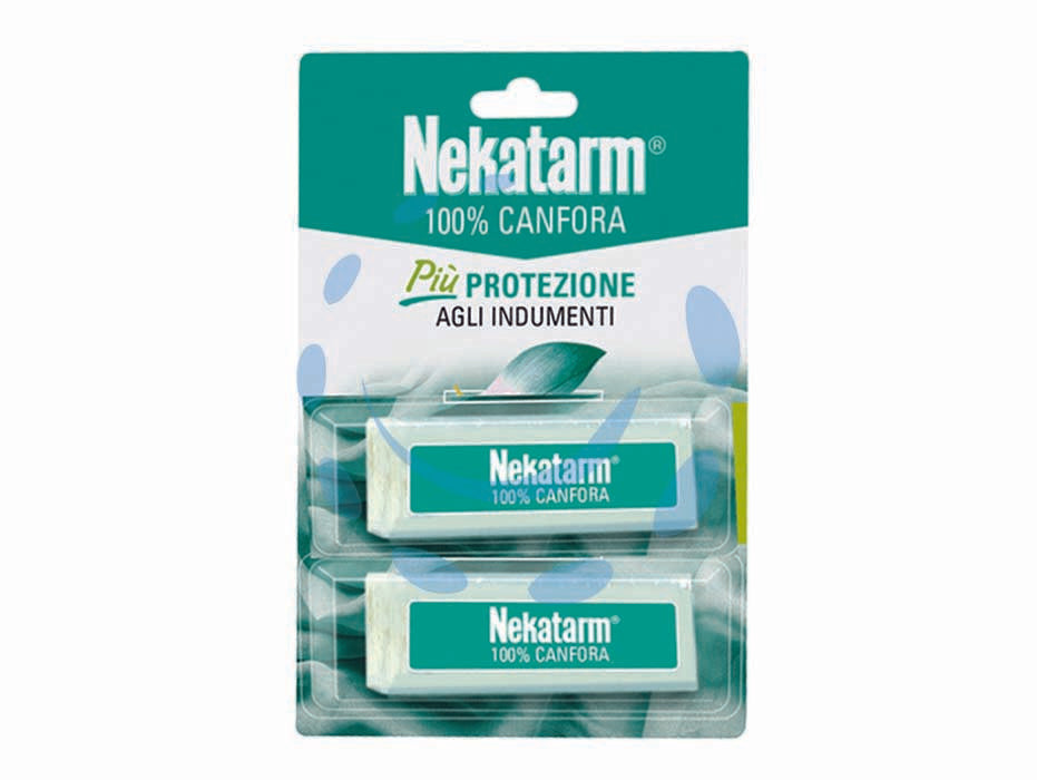 Nekatarm canfora tavolette gr.50 - antitarme naturale, bastano poche tavolette per proteggere gli indumenti, togliere il cellophane protettivo e utilizzare le t...