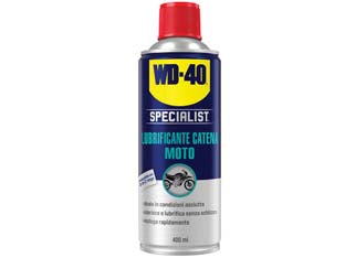 Wd-40 specialist moto spray lubrificante catena condizioni asciutte - ml.400 spray - fornisce una lubrificazione a lunga durata per la vostra catena ed è compatibile con anelli O, X e Z. la sua azione prolungat...