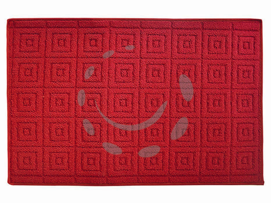 Tappeto evita rosso - cm.57x240 - fondo antiscivolo, lavabile in lavatrice