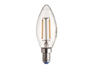 Lampada filo led oliva stick e14 - 2.5w - 4000°K naturale - 250 lm - 35x97h - 220-240V lampada filo led 360°, durata media 20.000 ore, testata per 20.000 accensioni, accensione istantenea, senza mercurio...