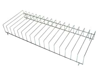 Rastrelliere per cartucce silicone - mm.400 p.x1000 l. - n.17 file, 119 cartucce