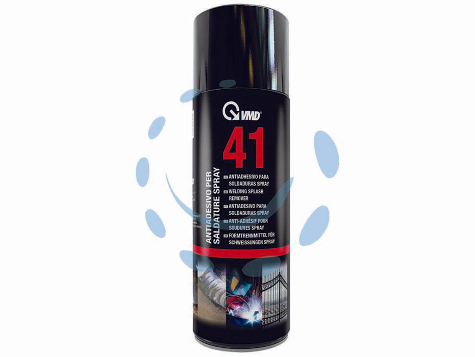 Antiadesivo per saldature spray ml.400 41 - ml.400 in bomboletta spray - evita l’adesione di scorie e gocce di saldatura su qualsiasi supporto, non contiene silicone e protegge da ossidi e corrosion...