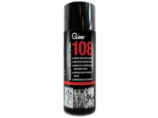 Grasso multiuso spray ml.400 108 - ml.400 in bomboletta spray - grasso multiuso dalle ottime proprietà adesive, antiusura, anticorrosione, ed idrorepellenti, prodotto ideale per la lubrific...