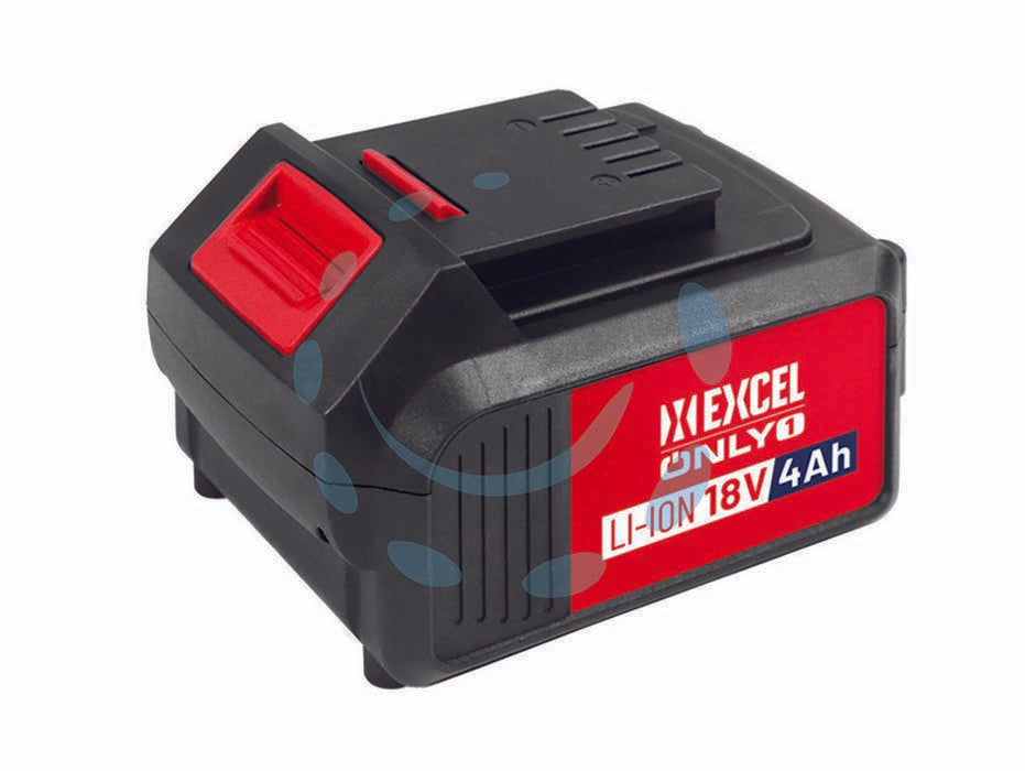 Batteria litio 18v 4ah only1 - batteria Litio 18V 4Ah, indicatore di carica, solo per linea ONLY1, ONLY1 è un sistema che permette con un modello di batteri...