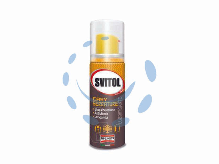 Svitol easy serrature spray - ml.180 in bombola spray (2349) - utile per serrature e meccanismi delle porte, come cilindro e pistoncini, scrocco, espulsore, controbocchetta, deviatore, azi...