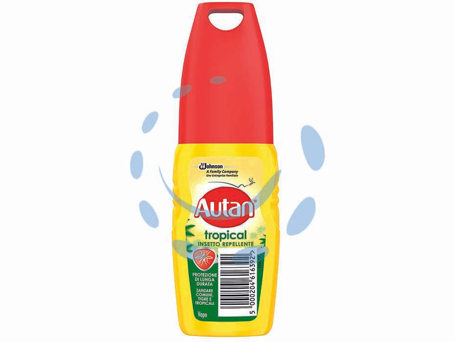 Autan repellente tropical vapo ml.100 - ml.100 - aiuta a proteggere dalle zanzare comuni e tropicali fino a 8 ore e zanzare tigre fino a 4 ore, indicato per le attività all’a...