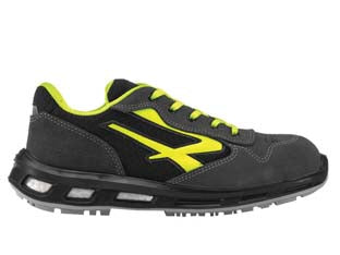 Scarpa da lavoro bassa yellow s1p src - n.37 - tomaia in nylon ultra traspirante e morbida pelle scamosciata, soffietto in nylon imbottito, fodera Wingtex a tunnel d’aria t...