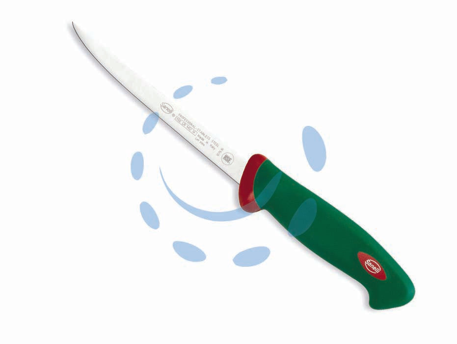 Coltello filettare pesce - cm.18 - coltello a lama flessibile, per filettare pesce di piccola e media taglia (es. persico, trotelle, sogliola), la lama sottile ...