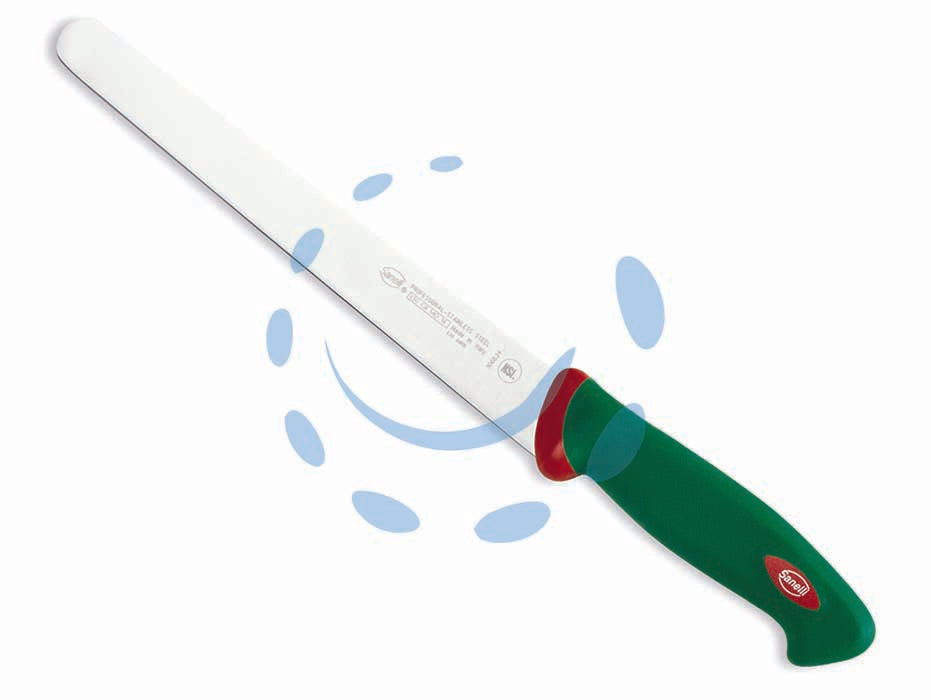 Coltello prosciutto - cm.24 - coltello a lama semirigida, ideale per salumi di media/grande dimensione (es. crudo, bologna, cotto), manico ergonomico in ma...