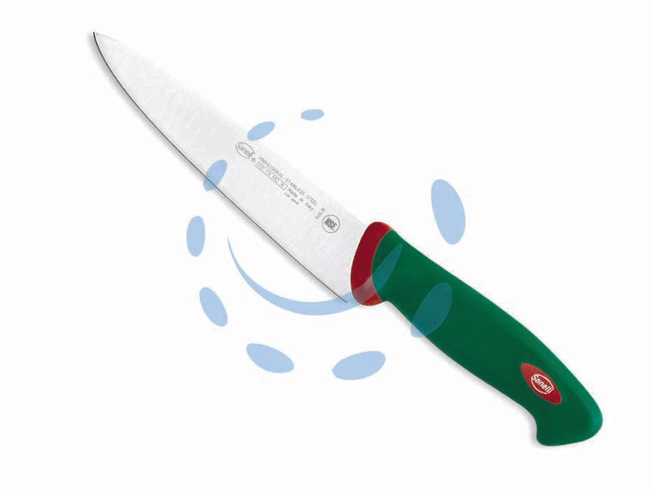 Coltello cucina - cm.18 - coltello multiuso a lama rigida ideale per il taglio e la mondatura di ortaggi e altri cibi, manico ergonomico in materiale a...