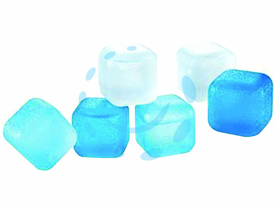 Cubetti refrigeranti presto pz.24 - cm.2,5x2,5x2,5 - in plastica resistente e sicura, contengono un liquido refrigerante che ghiaccia se li metti in freezer e sono sempre pronti ...