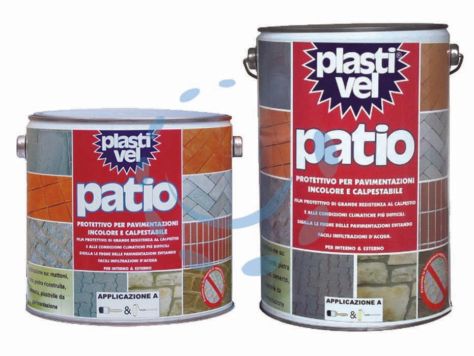 Plastivel patio - lt.5 - protettivo per pavimentazione incolore e calpestabile, sigilla le fughe della pavimentazione evitando facili infiltrazioni d'...