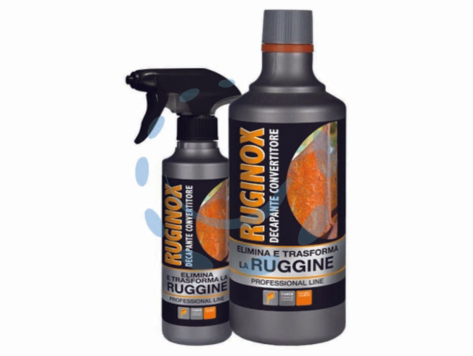 Convertiruggine ruginox - ml.250 spray - può essere utilizzato come decapante della ruggine con una azione immediata, oppure come un trattamento che converte la ruggi...